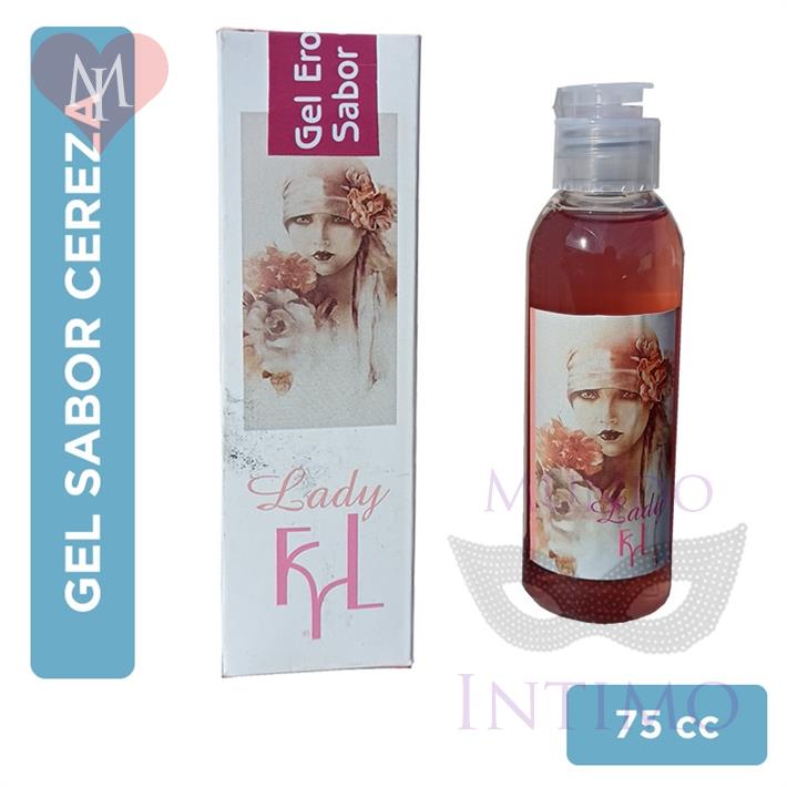 Gel lubricante aroma a cereza 75cc